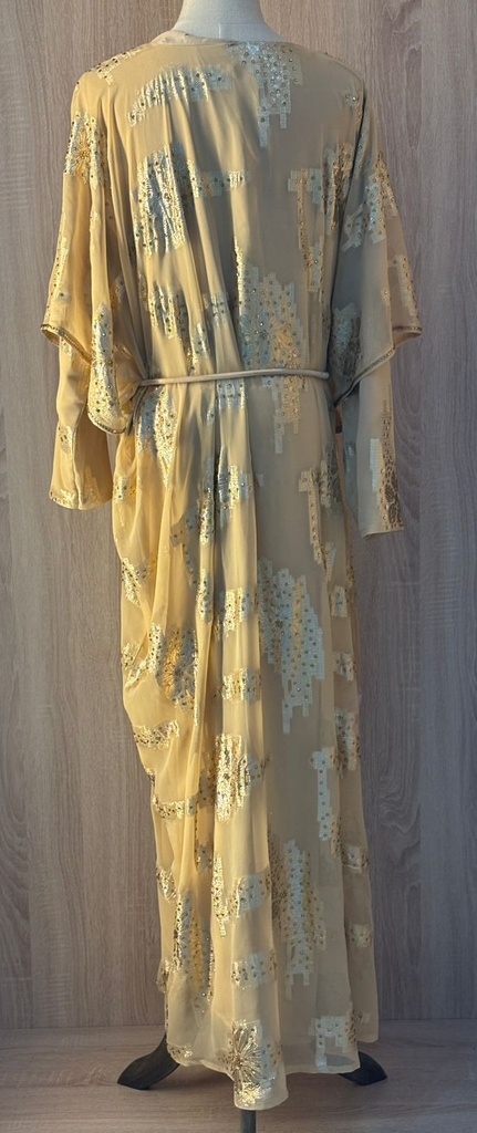 beautiful golden handmade dress