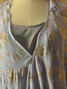 Radiant and Intricately Designed Lavender Dress