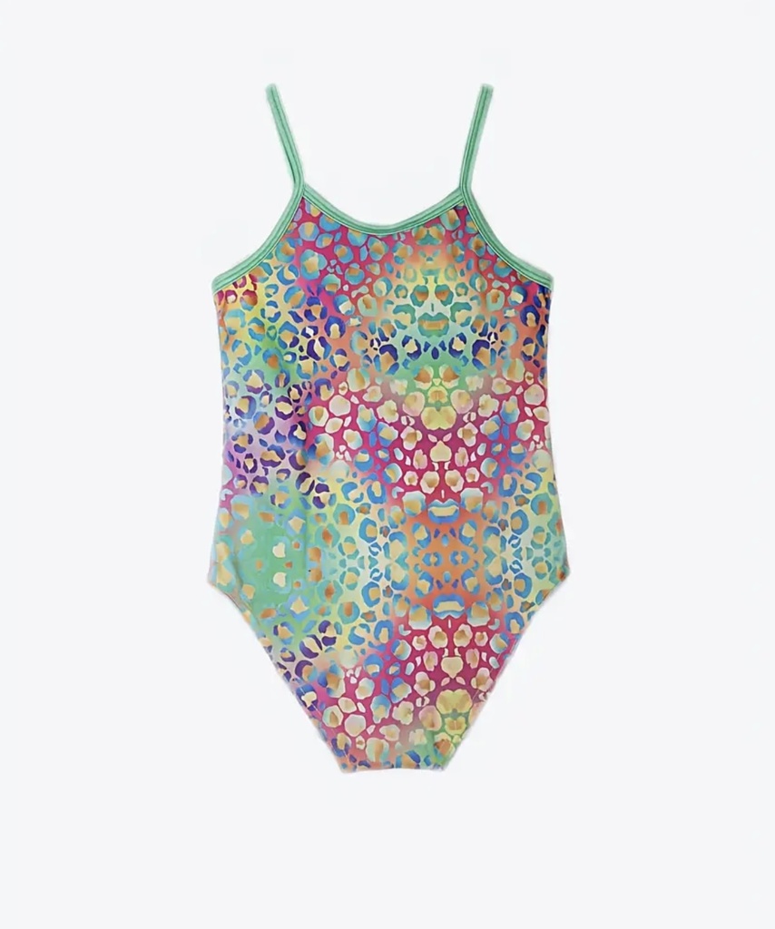 Cute leopard print girls Swimwear 