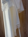White lace abaya