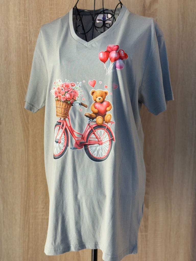 Bicycle bear t shirt