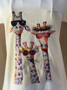 Cool giraffes Women Print T-Shrit