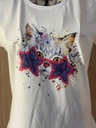 Sassy Cat Print T-Shirt