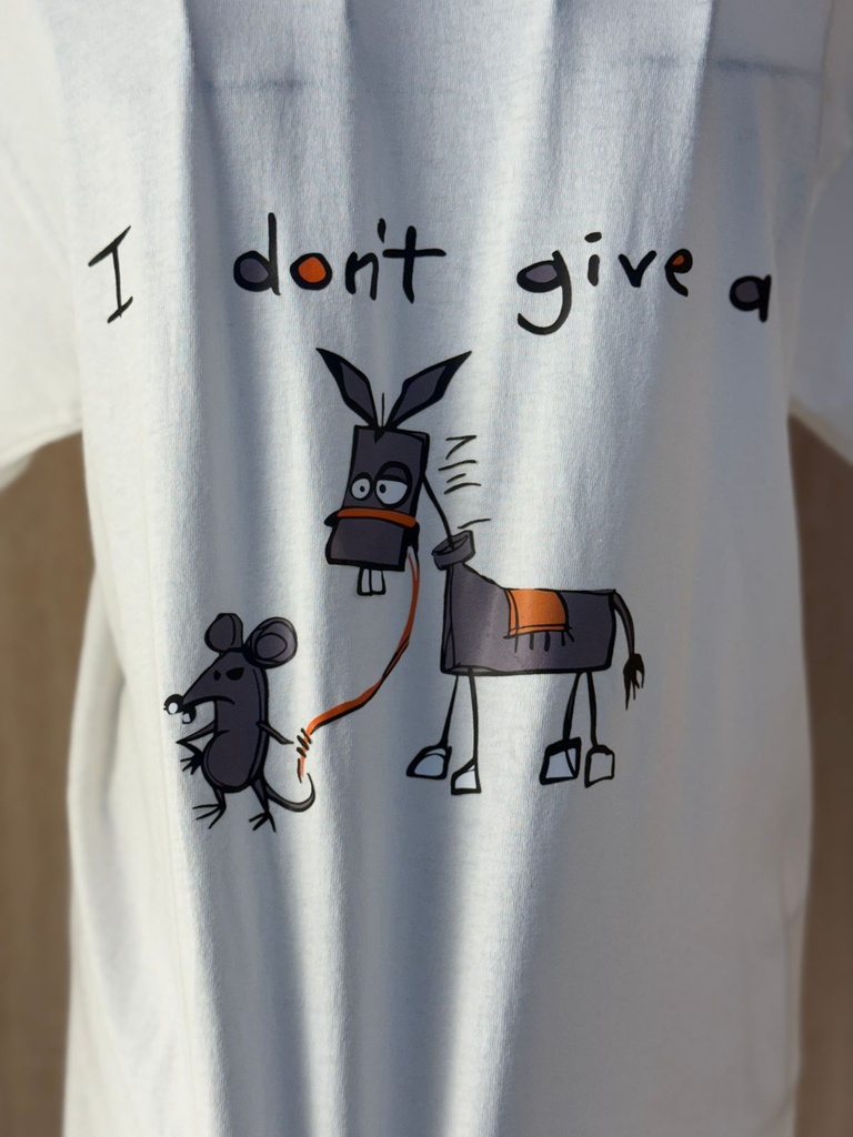 I don’t give a rat ass Print T-Shirt