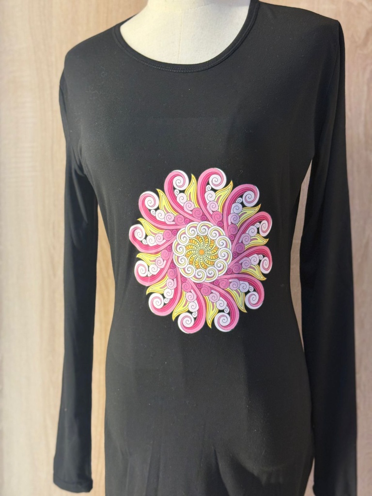 Swirl Bloom Long Sleeve T-Shirt