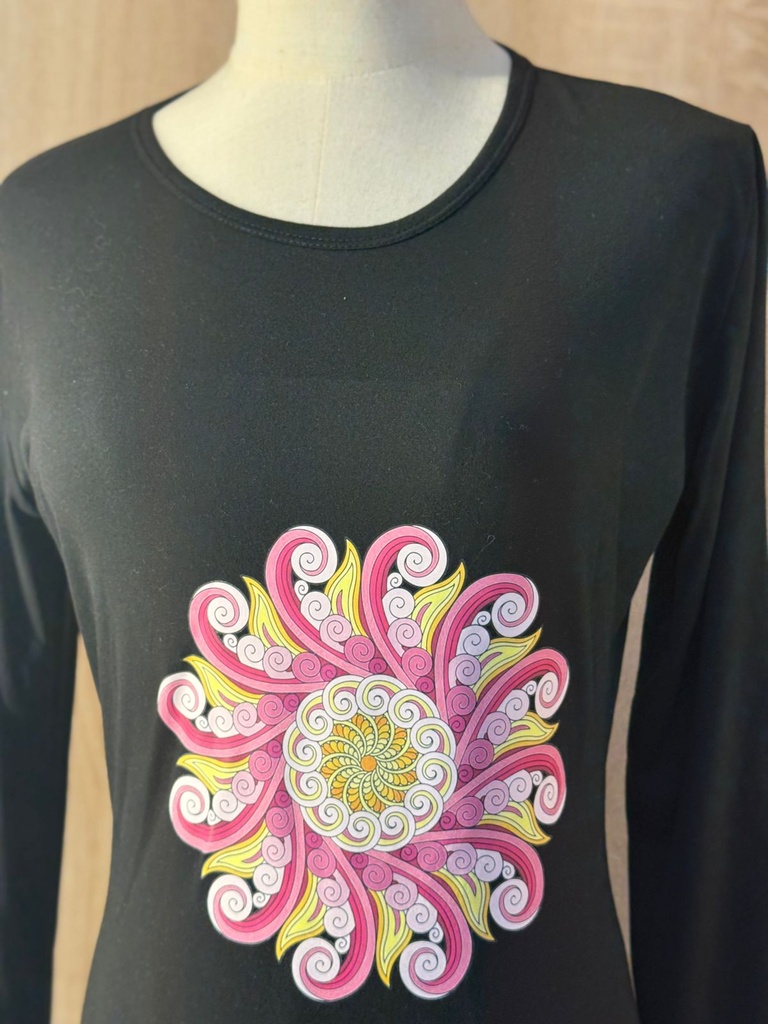 Swirl Bloom Long Sleeve T-Shirt