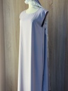 The lady lace light purple abaya