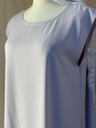 The lady lace light purple abaya