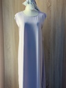The lady lace light purple abaya