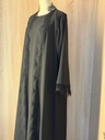 Black lace abaya