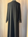 Black lace abaya