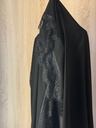 Black lace abaya