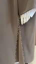 Stylish beaded beige abaya
