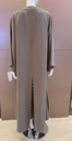 Stylish beaded beige abaya