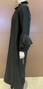 Black 3-piece abaya set with top and trousers