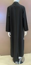 Abaya with a double-breasted coat style