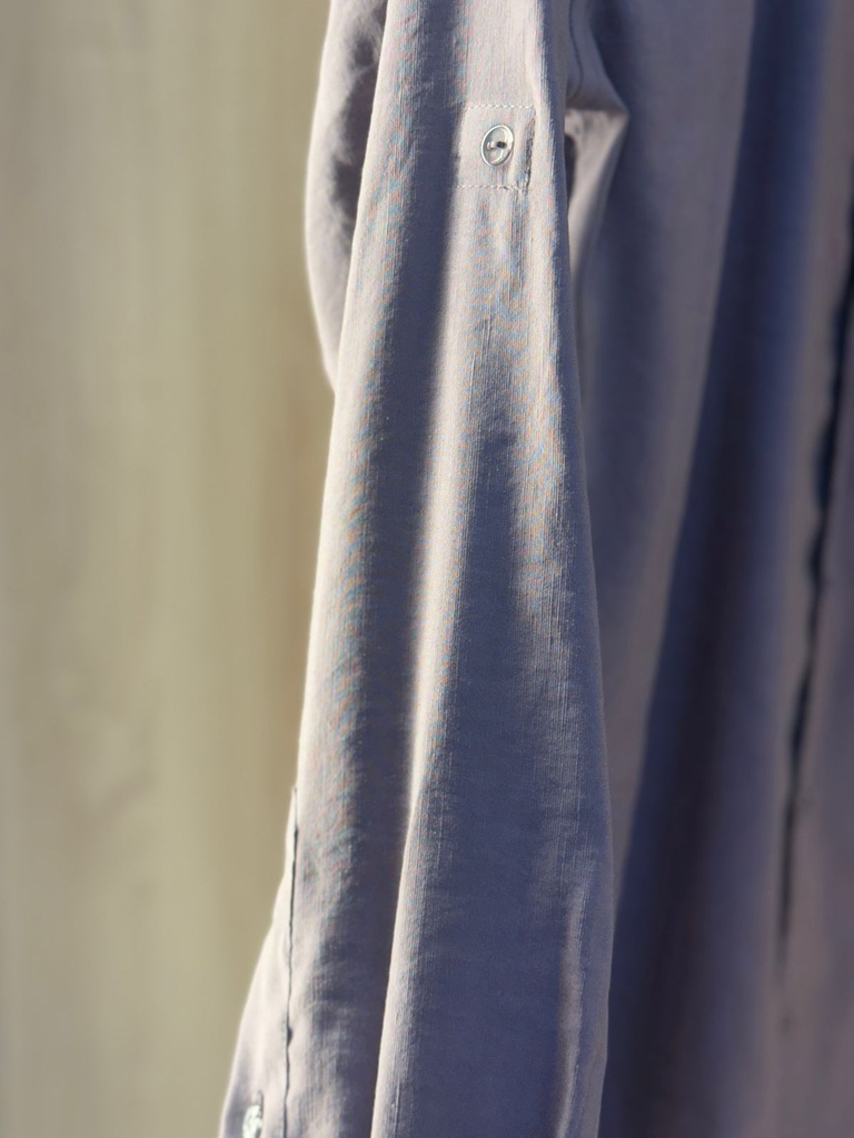 Pale Purple Linen Shirt
