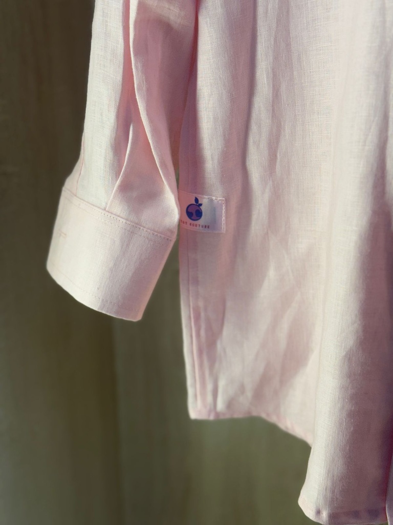 Pink Linen Shirt 