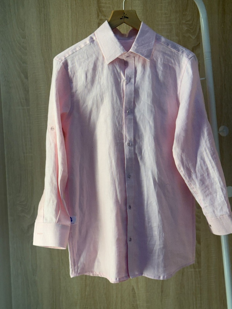 Pink Linen Shirt 