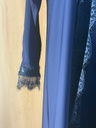 Royal Blue Lace Abaya, Dress And Shaila Set
