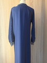 Royal Blue Lace Abaya, Dress And Shaila Set