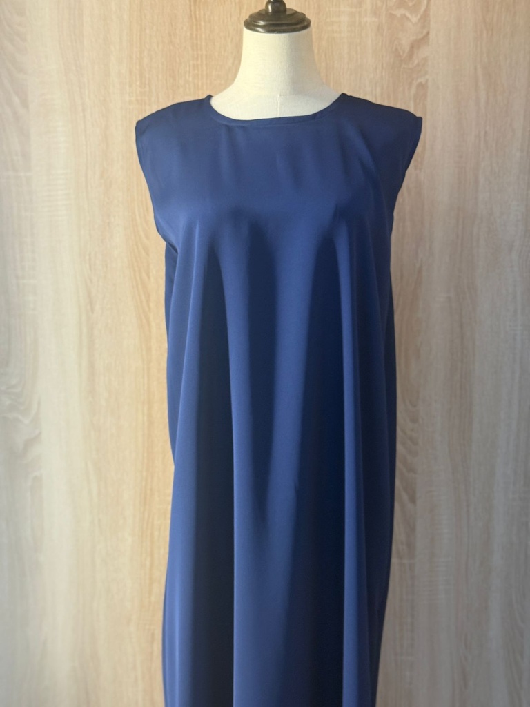 Royal Blue Lace Abaya, Dress And Shaila Set