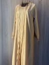 Khaki Lace Abaya Dress & Shaila Set