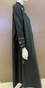 Elegant black abaya with beautiful embroidered 