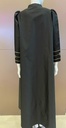 Elegant black abaya with beautiful embroidered 