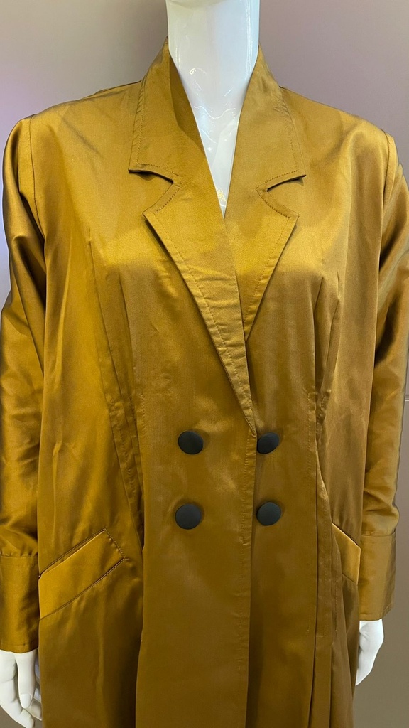 Elegant Golden Dusk Abaya 