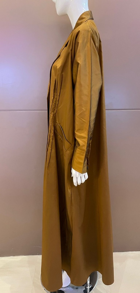 Elegant Golden Dusk Abaya 