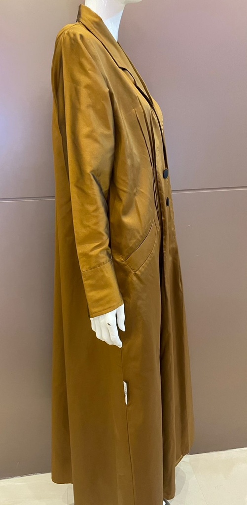 Elegant Golden Dusk Abaya 