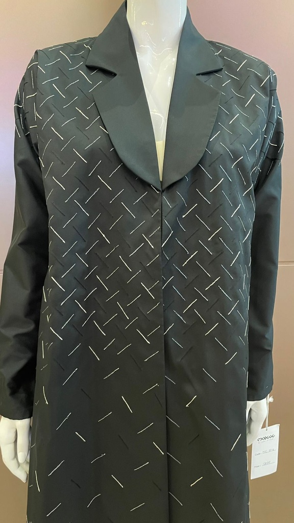 Elegant Silk route Linear abaya