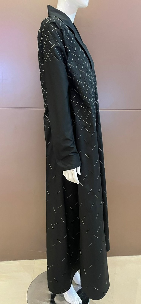 Elegant Silk route Linear abaya