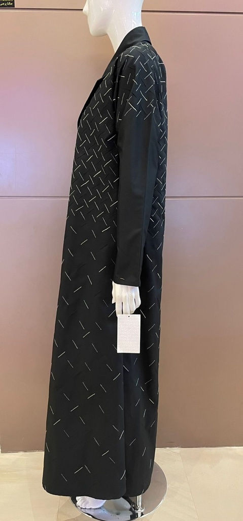 Elegant Silk route Linear abaya