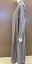 Elegant Grey Embellished Abaya with Intricate Designs