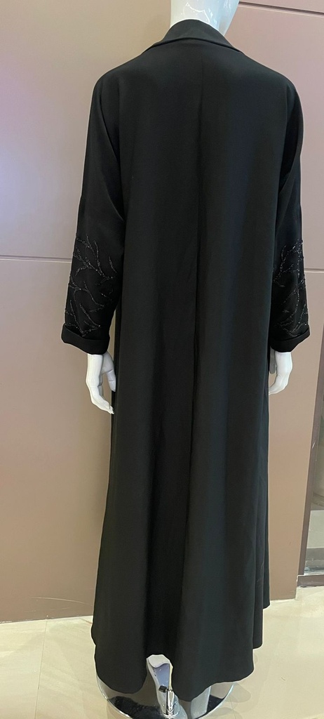 Fashionable Black Abaya with Beads