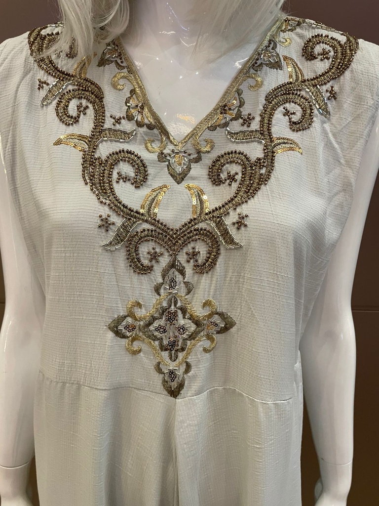 Elegant Jumpsuit With Dress Overlay
