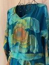 Green Circles hand beaded thoub