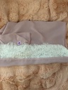 The lady lace light purple abaya