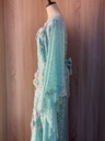 Floral turquoise lace Dress