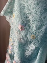 Floral turquoise lace Dress