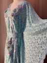 Floral turquoise lace Dress