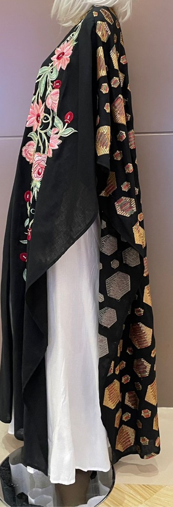 Elegant Jumpsuit With Floral Overlay Dress