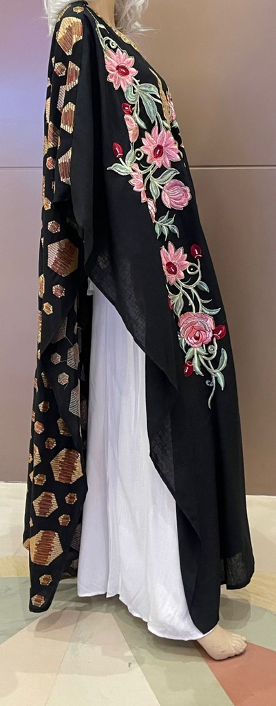 Elegant Jumpsuit With Floral Overlay Dress