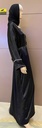 Black Shiny Abaya With Dress And Shaila