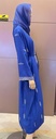 Bright Blue Abaya With Dress And Shaila 