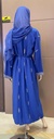 Bright Blue Abaya With Dress And Shaila 