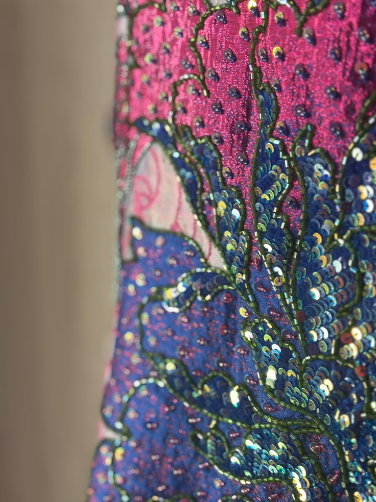 Handcrafted Floral Embroidery Dress