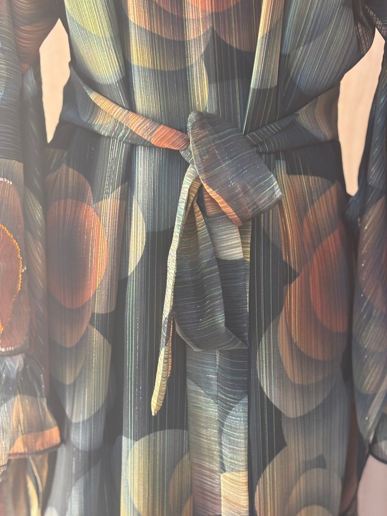 Handcrafted Green Thoub Dress 